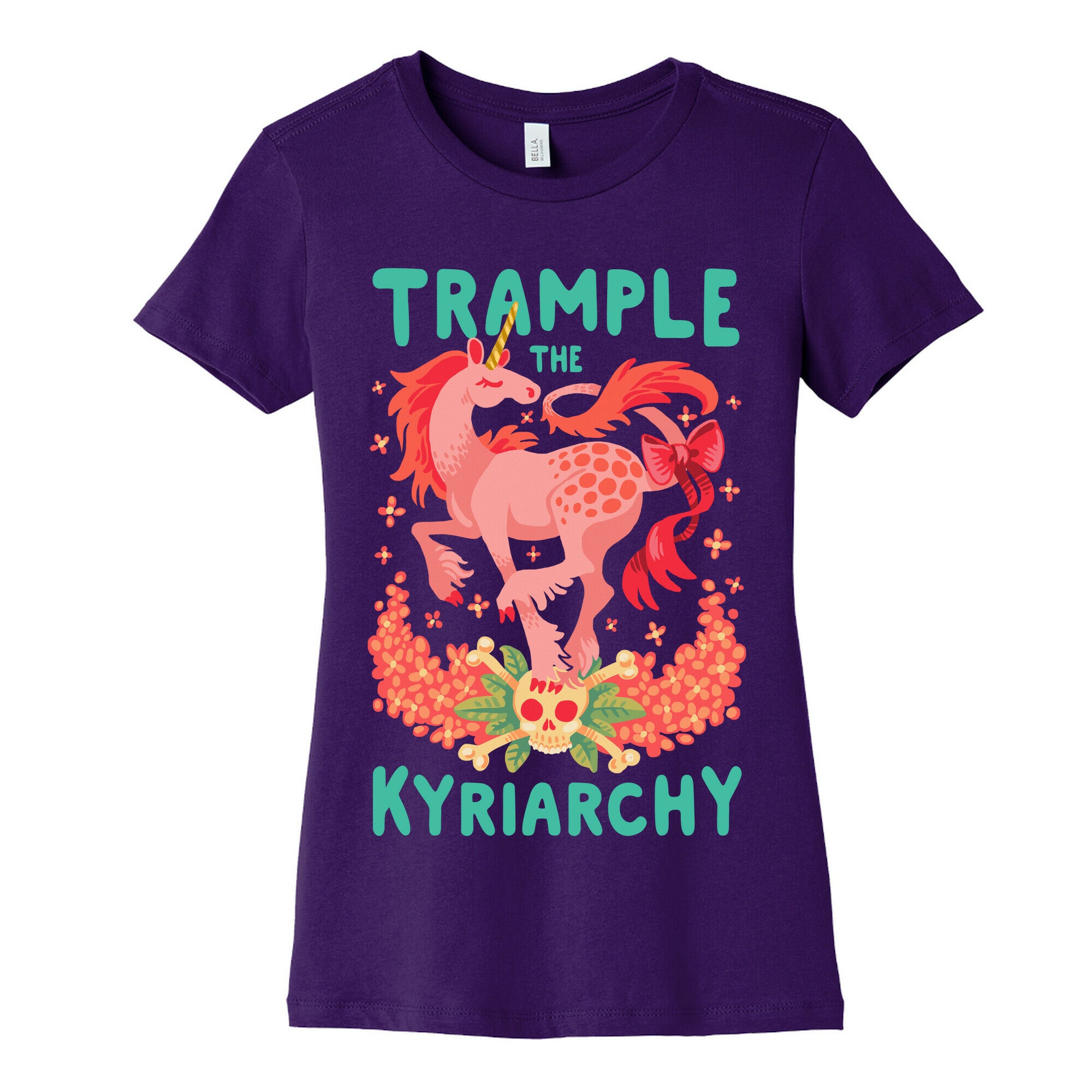 Trample the Kyriarchy Women's Cotton Tee